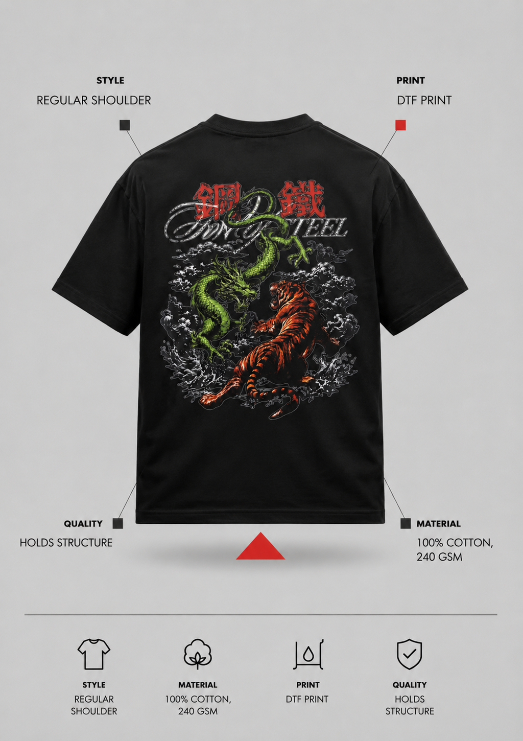 DRAGON × TIGER T-Shirt