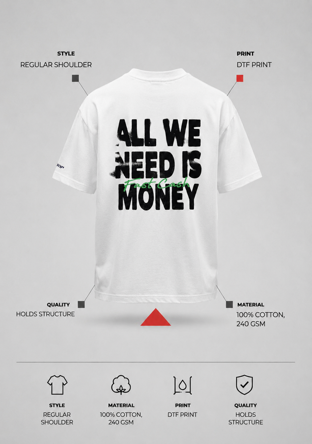 ALL WE NEED IS MONEY T-Shirt